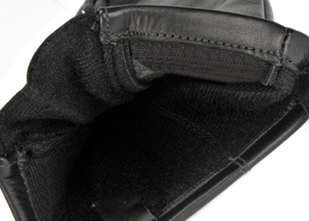 Davida Black Leather Motorcycle Glove - Winter - waterproof-warm Davida Motorcycle helmets