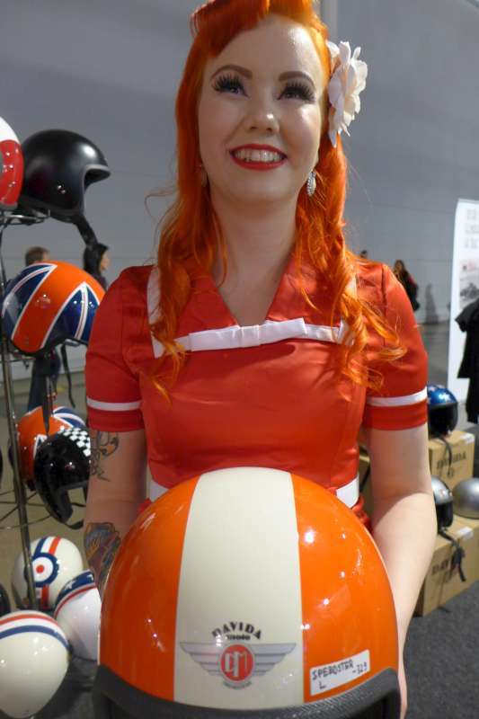 Davida Helmets at Motorcycle Shows February