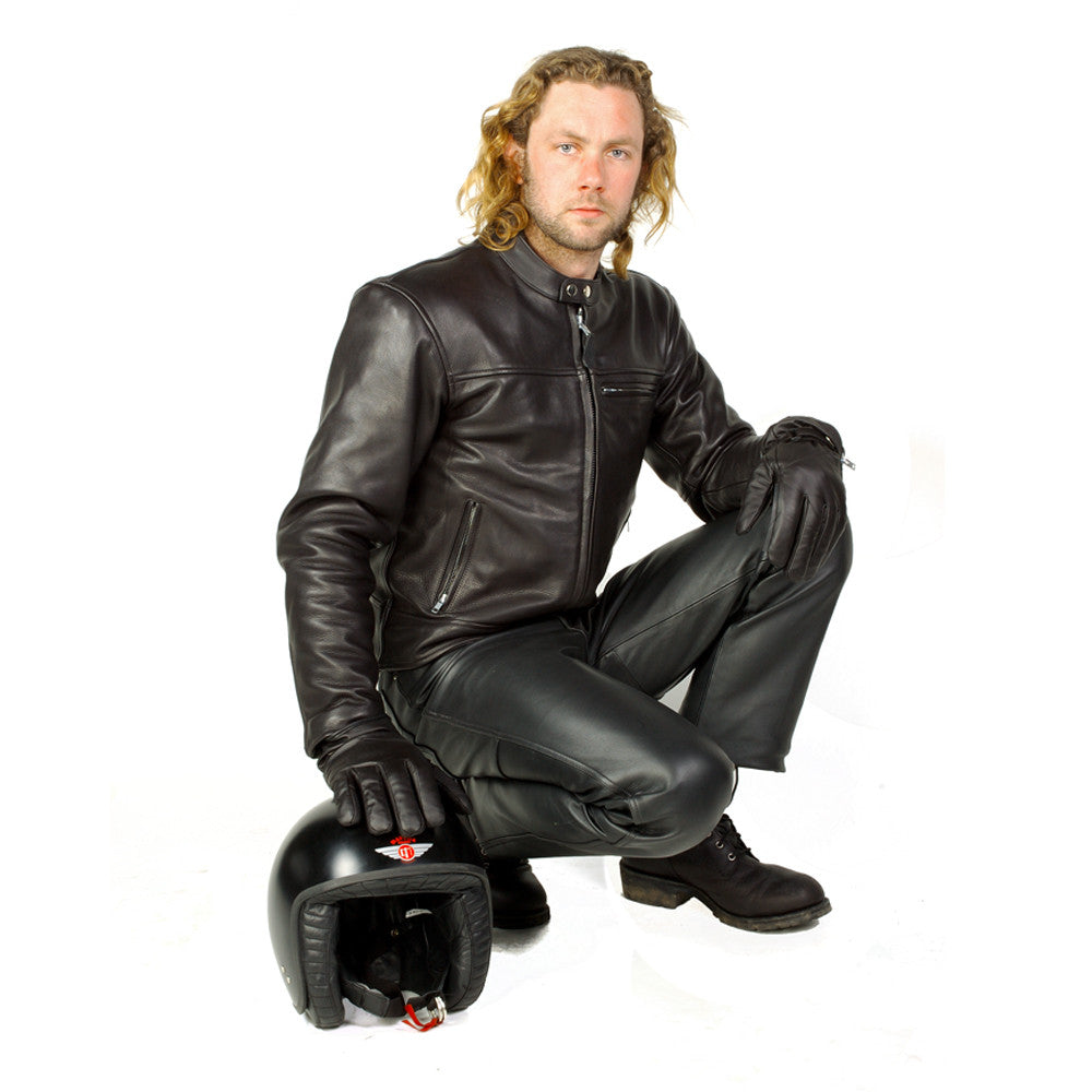 Davida-Black-Leather-Motorcycle-Riding-Jacket-Mens-8