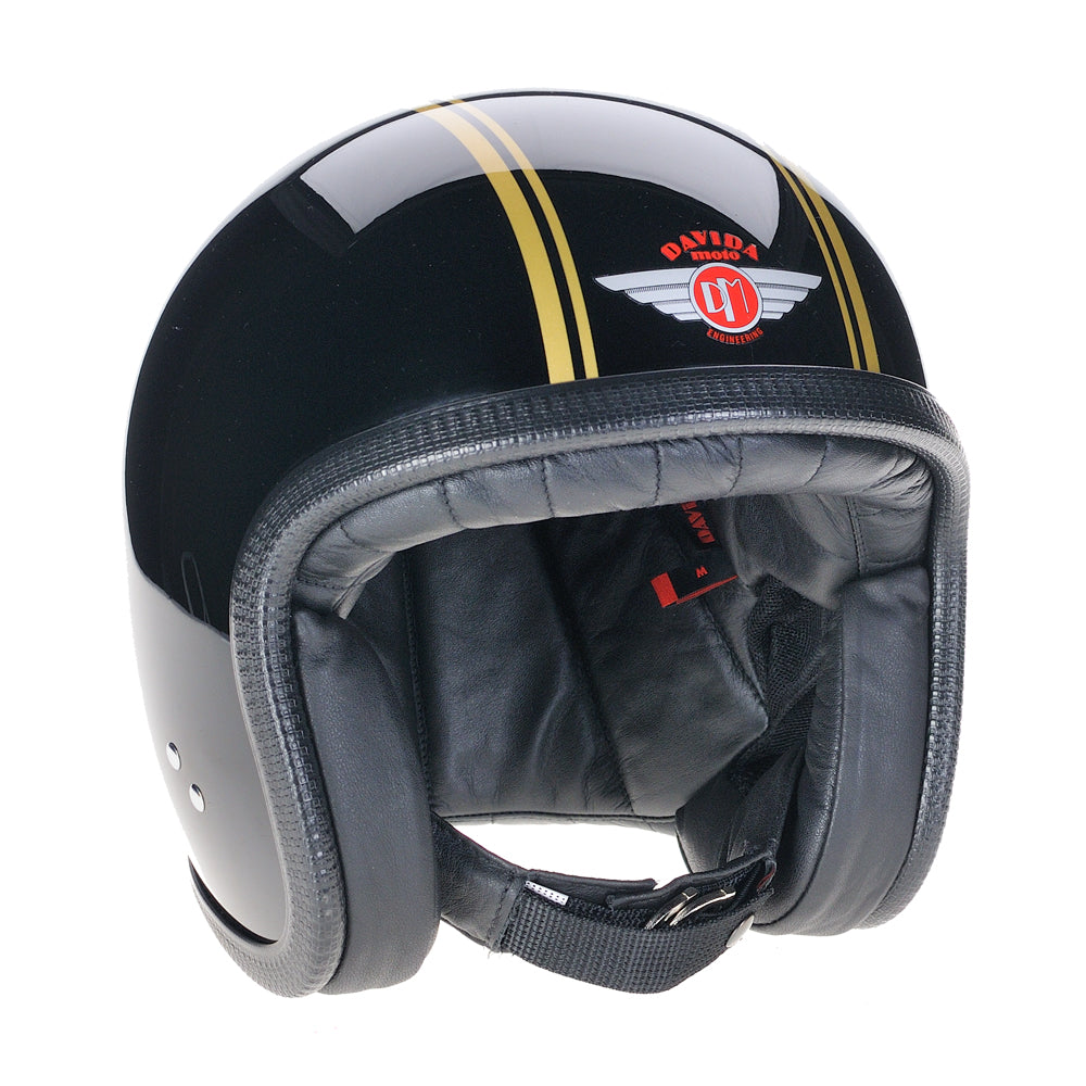 93228-gloss-Black-Gold-PS-Davida-Speedster-v3-motorcycle-Helmet-DOT-ECER2205-open-face-low-profile