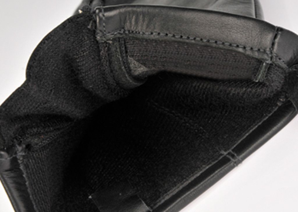 Davida Black Leather Motorcycle Glove - Men's Touring - waterproof Davida Motorcycle helmets - 2
