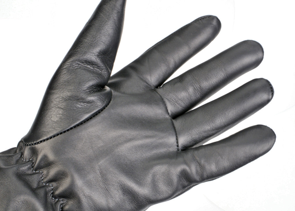 Davida Motorcycle Glove - Black Leather Shorty